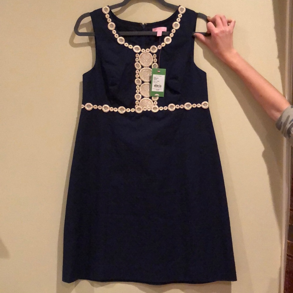 Lily Pulitzer Rosie Shift True Navy Dress